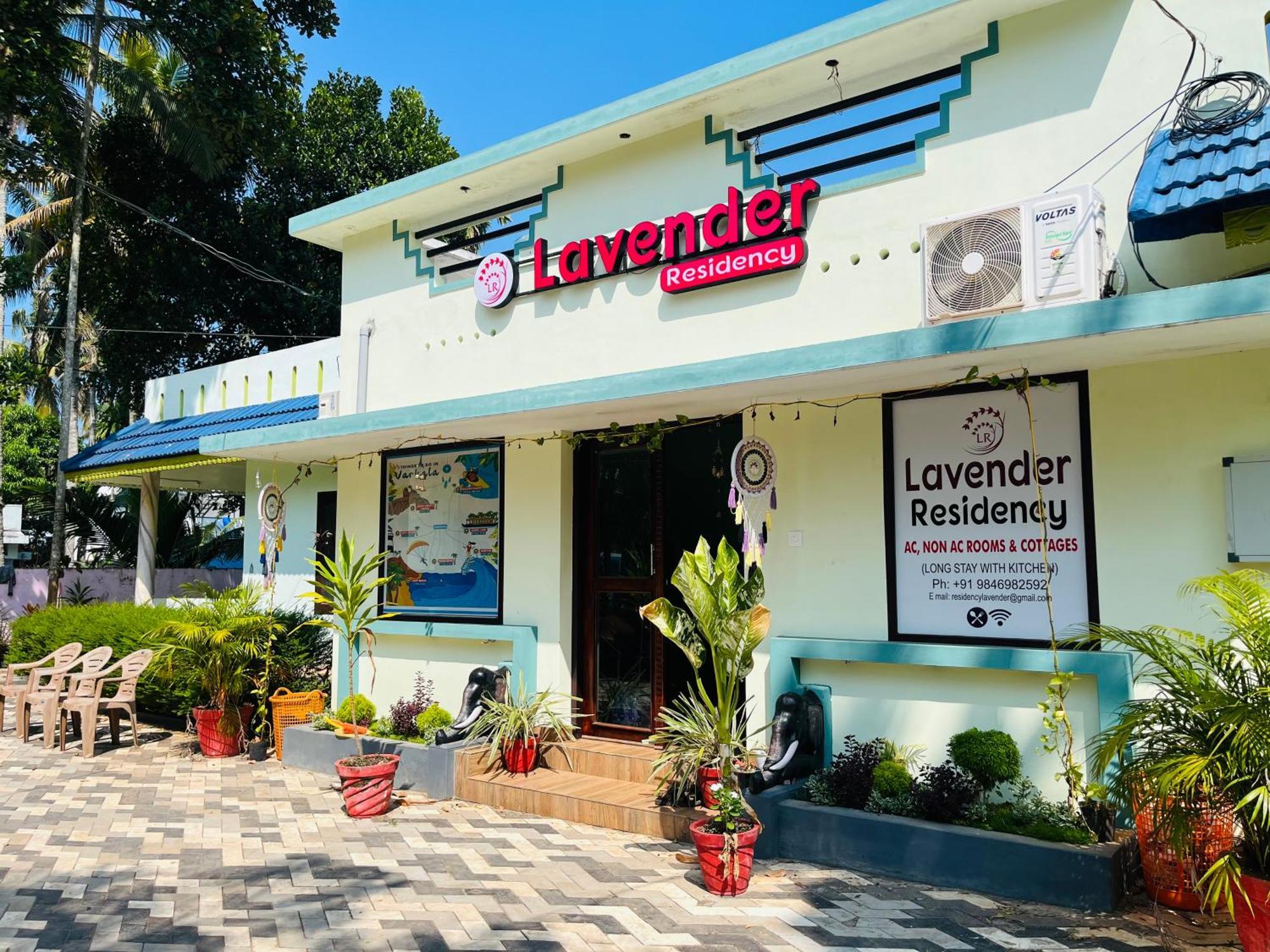 Bed and Breakfast Lavender Residency à Varkala Extérieur photo